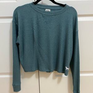 Victoria Secret Pink Teal Sweater